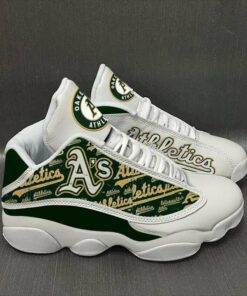 Oakland Athletics Mlb Air Jd13 Sneaker Shoes VJD336