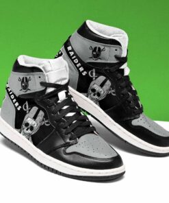 Oakland Raiders Men Unique Football Custom Shoes Air Jd Retro Sneakers V2989