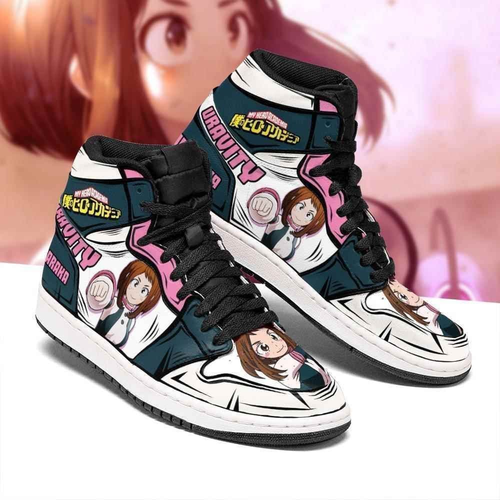 Ochaco Uravity Custom My Hero Academia Anime Shoes Air Jd Retro Sneakers V2994