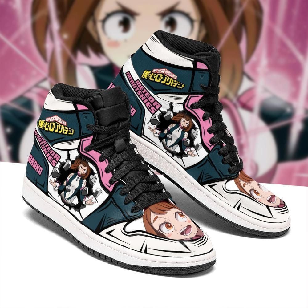 Ochako Uraraka Skill My Hero Academia Sneakers Anime Shoes Sport V3001