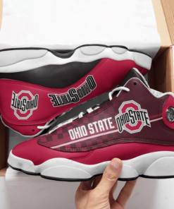 Ohio State Buckeyes Football Ncaa Air Jd13 Sneaker Shoes VJD941