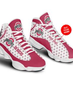 Ohio State Buckeyes Ncaa Football Air Jd13 Sneaker Shoes VJD661