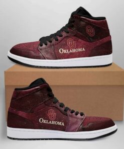 Oklahoma Sooners American Football Shoes Air Jd Retro Sneakers V3027