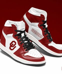 Oklahoma Sooners Ncaa Men Unique Oklahoma Sooners Football Custom Shoes Air Jd Retro Sneakers V3029