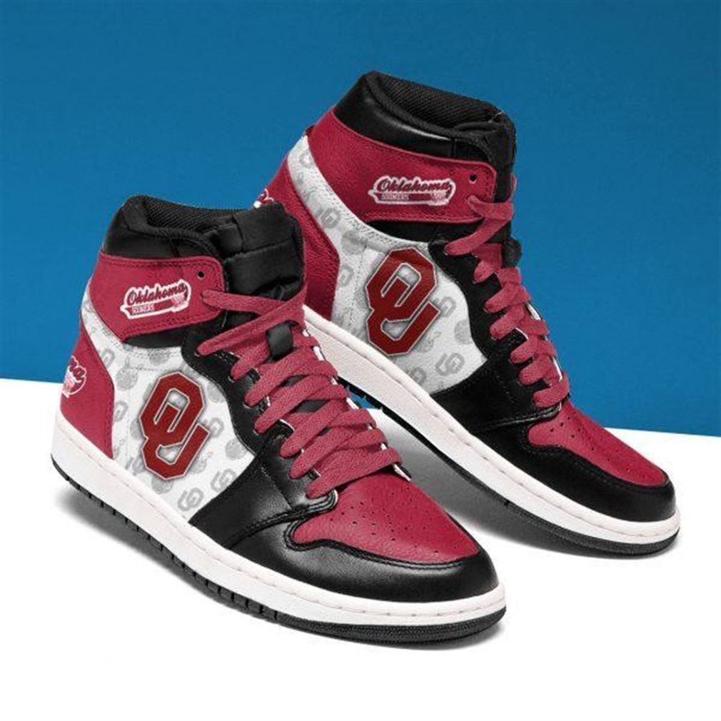 Oklahoma Sooners Ncaa Men Unique Oklahoma Sooners Football Custom Shoes Air Jd Retro Sneakers V3034