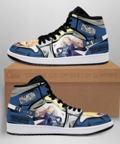 Olivier Armstrong Boots Fullmetal Alchemist Anime Shoes Air Jd Retro Sneakers V3042