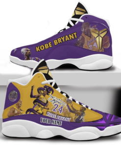 Personalized 24 Kobe Bryant Los Angeles Lakers Football Nba Sneaker Air Jd13 Sneaker Shoes VJD757