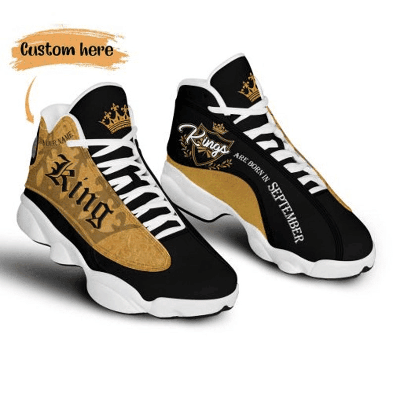 Personalized July King And July Queen July Birthday Gift Couple Air Jd13 Sneaker Shoes VJD784