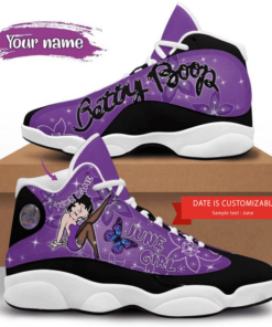 Personalized-Betty Boop Cartoon Betty Boop Air Jd13 Sneaker Shoes VJD744