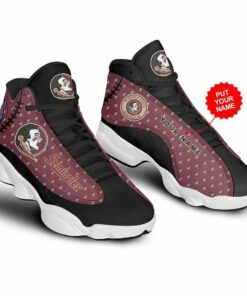 Personalized Florida State Seminoles Ncaa Football Air Jd13 Sneaker Shoes VJD142