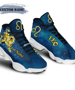 Personalized Gift For Birthday Leo Zodiac Air Jd13 Sneaker Shoes VJD73