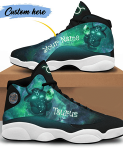 Personalized Gift For Birthday Taurus Zodiac Air Jd13 Sneaker Shoes VJD254