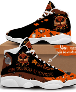 Personalized Jack Skellington Nightmare Before Christmas Hello Darkness My Old Friend Jd13 Sneaker Shoes VP211