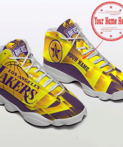 Personalized Kobe Bryant Football Los Angeles Lakers Nba Jd13 Sneaker Shoes VP176