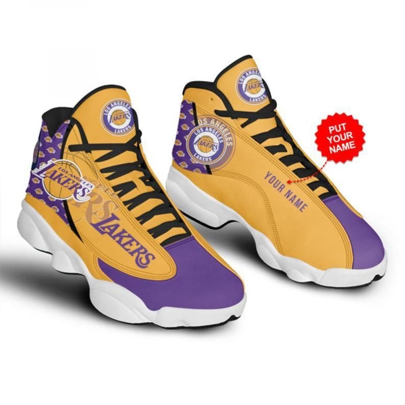 Personalized Los Angeles Lakers Nba Football Team Jd13 Sneaker Shoes VP247