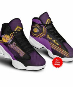 Personalized Kobe Bryant Los Angeles Lakers Football Nba 7 Air Jd13 Sneaker Shoes VJD690