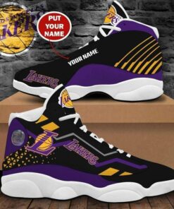 Personalized Kobe Bryant Los Angeles Lakers Football Nba Air Jd13 Sneaker Shoes VJD43