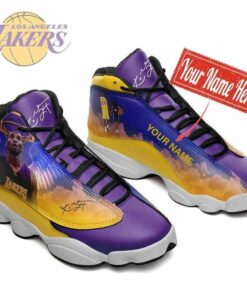 Personalized Kobe Bryant Los Angeles Lakers Nba Team Air Jd13 Sneaker Shoes VJD452