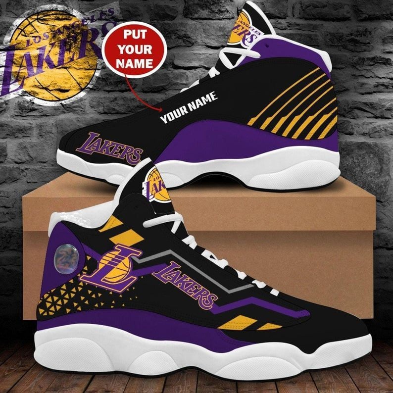 Personalized Los Angeles Lakers Nba Football Team Jd13 Sneaker Shoes VP247