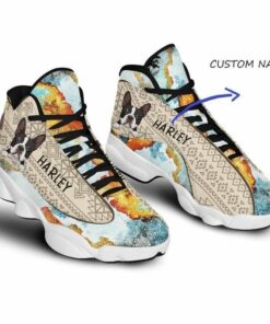 Personalized Native Pattern Dog Air Jd13 Sneaker Shoes VJD791