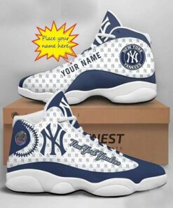 Personalized New York Yankees Football Mlb 7 Air Jd13 Sneaker Shoes VJD514