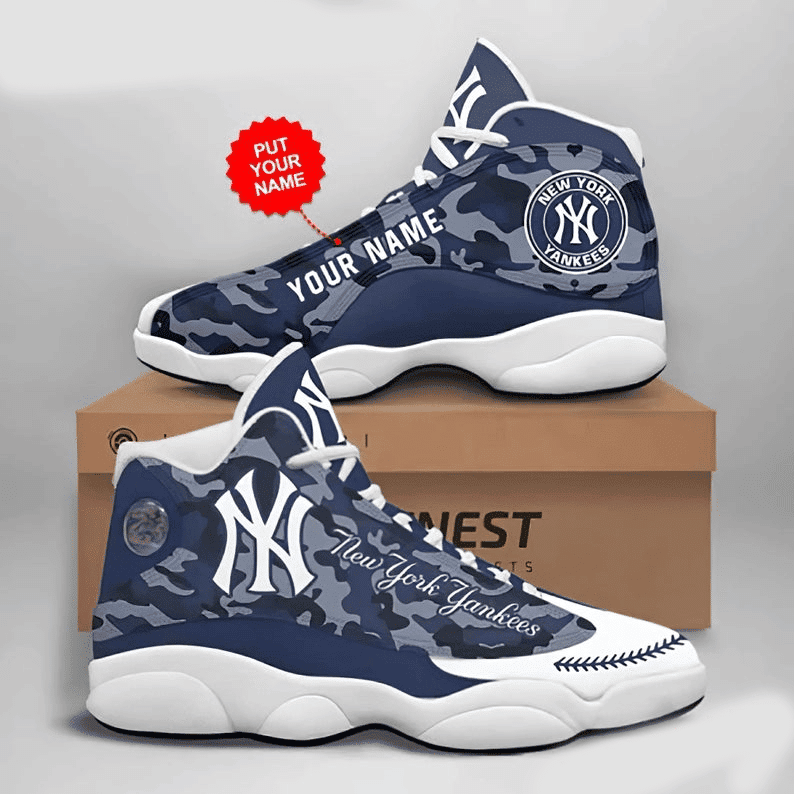 Personalized New York Yankees Mlb Baseball Jd13 Sneaker Shoes VP140