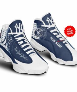 Personalized New York Yankees Mlb Baseball Air Jd13 Sneaker Shoes VJD717