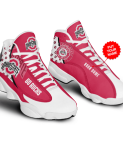 Personalized Ohio State Buckeyes Ncaa Football Jd13 Sneaker Shoes VP234