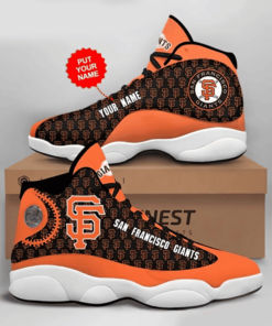 Personalized San Francisco Giants Football Mlb Air Jd13 Sneaker Shoes VJD483