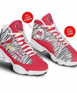 Personalized St Louis Cardinals Mlb Baseball Air Jd13 Sneaker Shoes VJD522