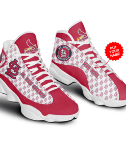 Personalized St Louis Cardinals Mlb Baseball Air Jd13 Sneaker Shoes VJD623