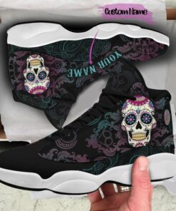 Personalized Sugar Skull Air Jd13 Sneaker Shoes VJD556