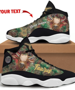 Personalized Taurus Zodiac Personalized Air Jd13 Sneaker Shoes VJD676