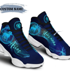 Personalized,Gift For Birthday, Gift For Father’S Day, Aries Air Jd13 Sneaker Shoes VJD626