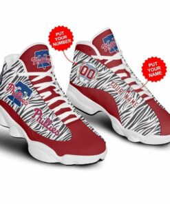 Philadelphia Phillies Mlb Baseball Air Jd13 Sneaker Shoes VJD448