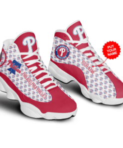 Philadelphia Phillies Mlb Baseball Air Jd13 Sneaker Shoes VJD771