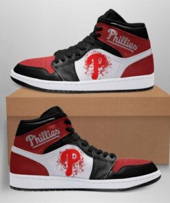 Philadelphia Phillies Mlb Basketball Shoes Air Jd Retro Sneakers V3106