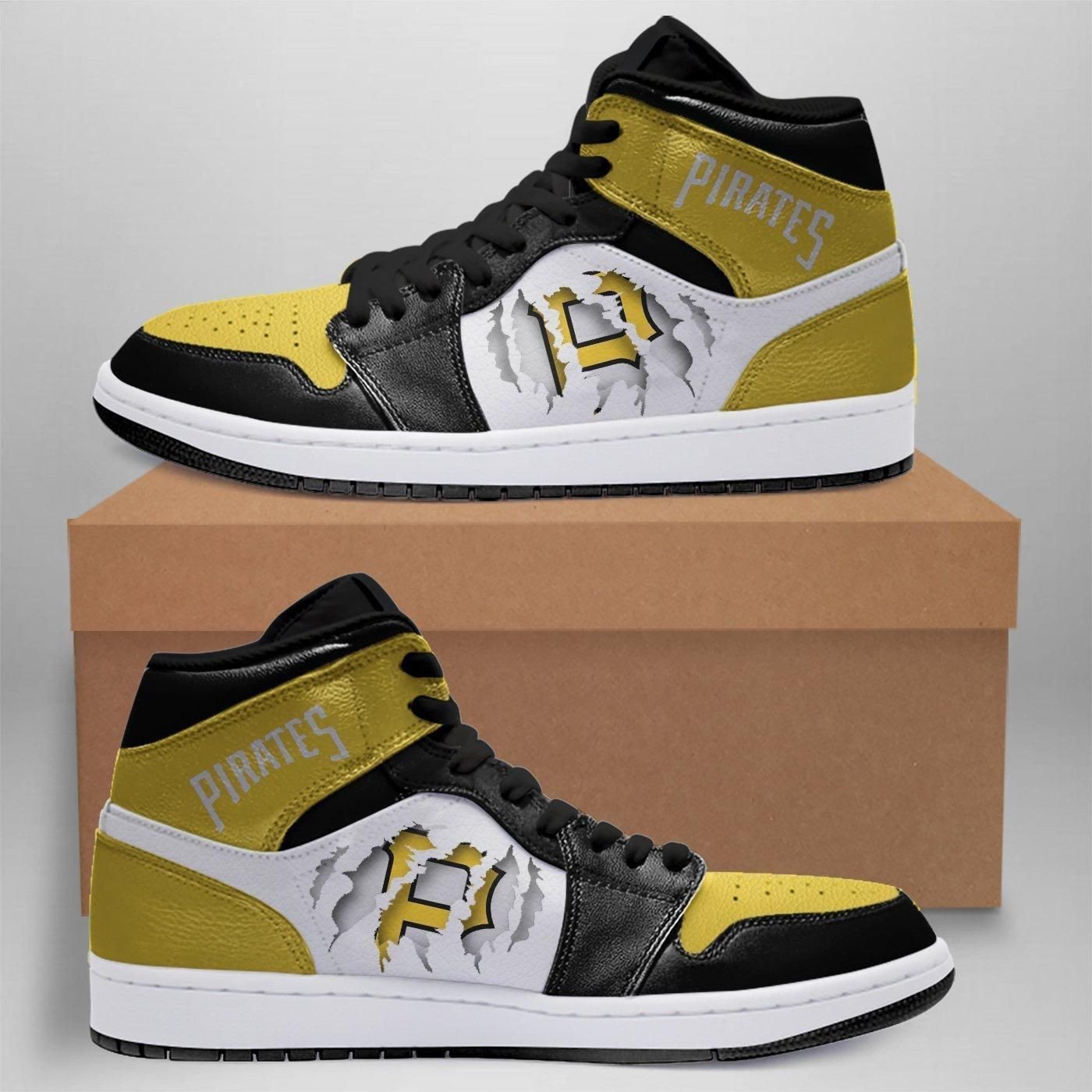 Pittsburgh Pirates Mlb Baseball Team Custom Eachstep Shoes Air Jd Retro Sneakers V3152