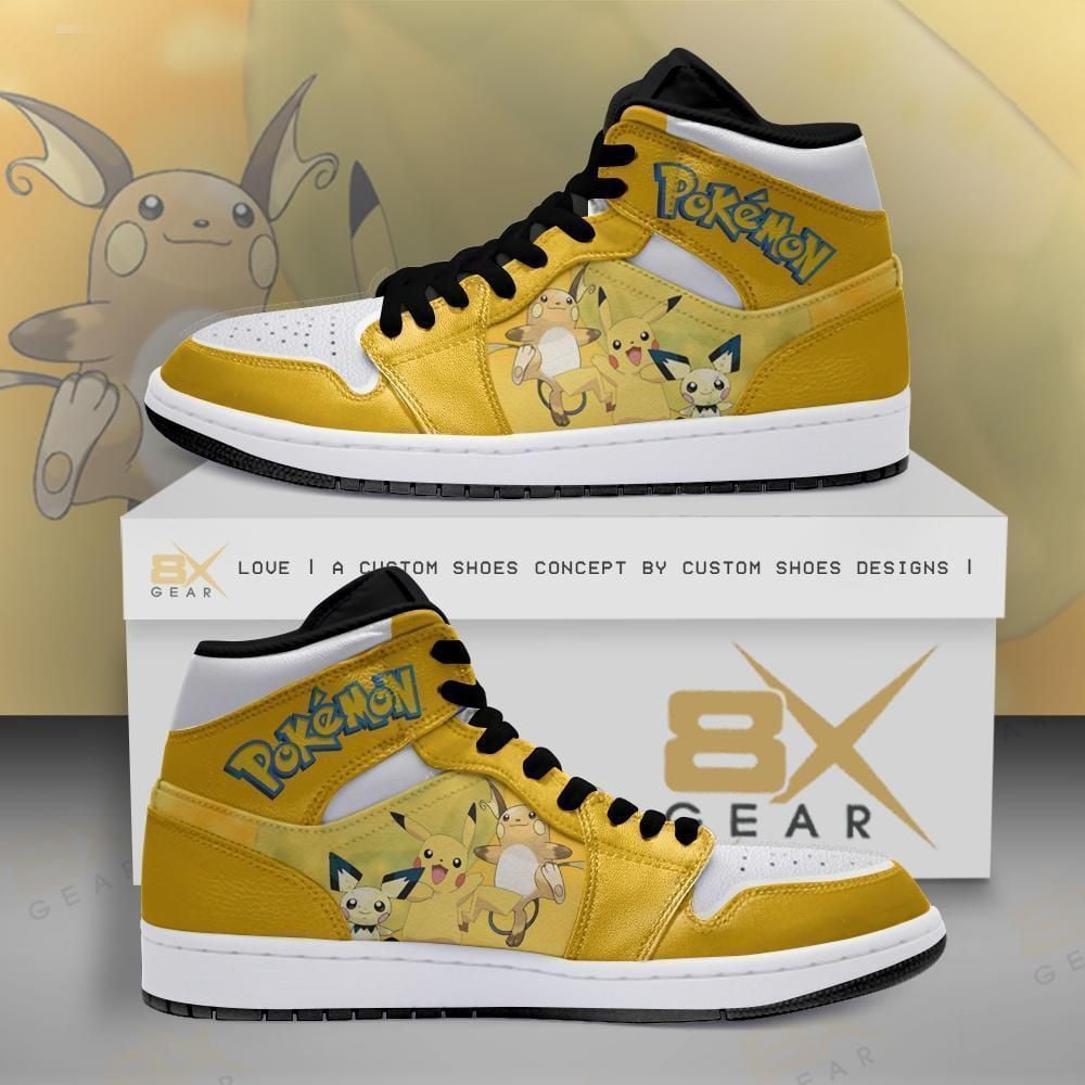 Pokemon Family Anime Shoes Air Jd Retro Sneaker V3162