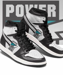 Port Adelaide Power Afl Team Custom Eachstep Gift For Fans Shoes Air Jd Retro Sneakers V3170