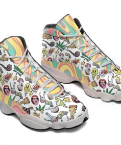 Psychedelic Drug Pattern Air Jd13 Sneaker Shoes VJD560