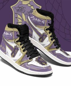 Purple Orca Magic Knight Black Clover Anime Shoes Air Jd Retro Sneakers V3206