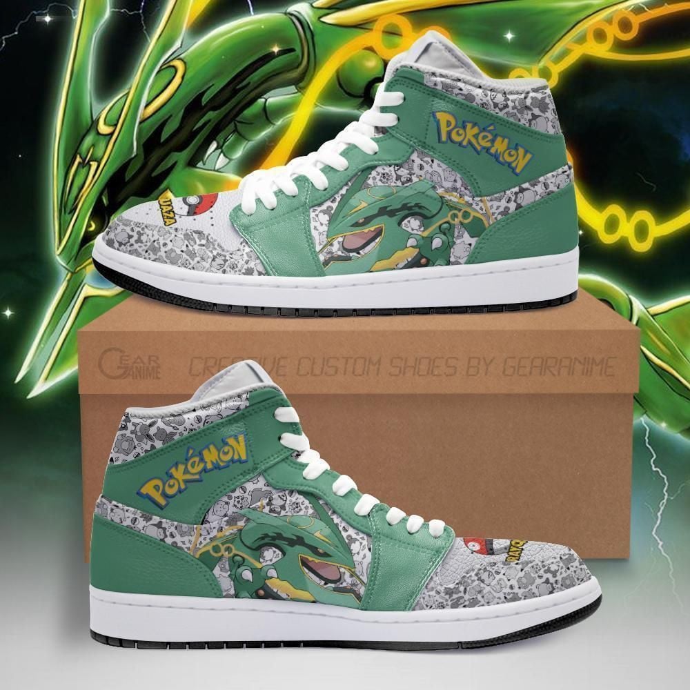 Rayquaza Cute Pokemon Fan Pt04 Shoes Air Jd Retro Sneakers V3221