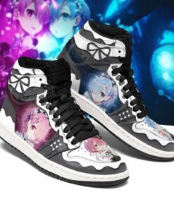 Re:Zero Rem Ram Starting Life In Another World Custom Shoes Air Jd Retro Sneakers V3226