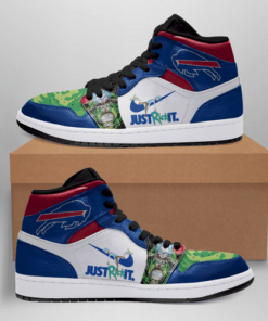 Rick And Morty Buffalo Bills Shoes Air Jd Retro Sneakers V3315