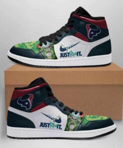 Rick And Morty Houston Texans Custom Shoes Air Jd Retro Sneaker V3374