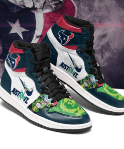 Rick And Morty Houston Texans Shoes Air Jd Retro Sneakers V3379