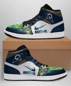 Rick And Morty Los Angeles Rams Custom Shoes Air Jd Retro Sneaker V3380