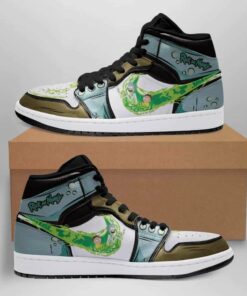 Rick And Morty Peace Among Worlds Custom Shoes Air Jd Retro Sneakers V3394