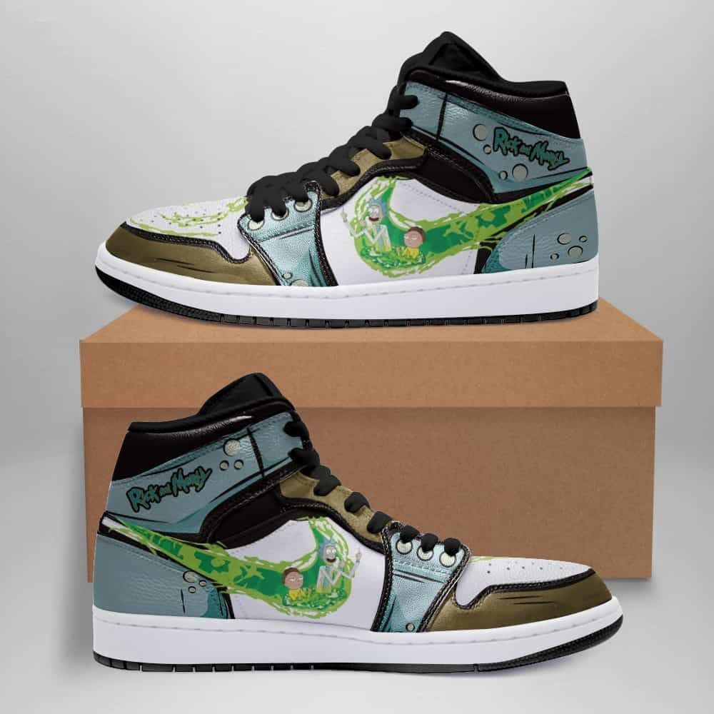 Rick And Morty Philadelphia 76ers Custom Shoes Air Jd Retro Sneaker V3396